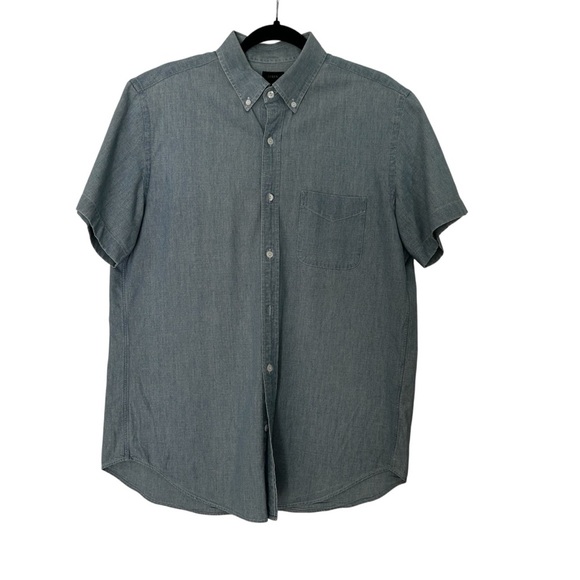 J. Crew Blue Casual Button Down Shirt - Picture 1 of 7
